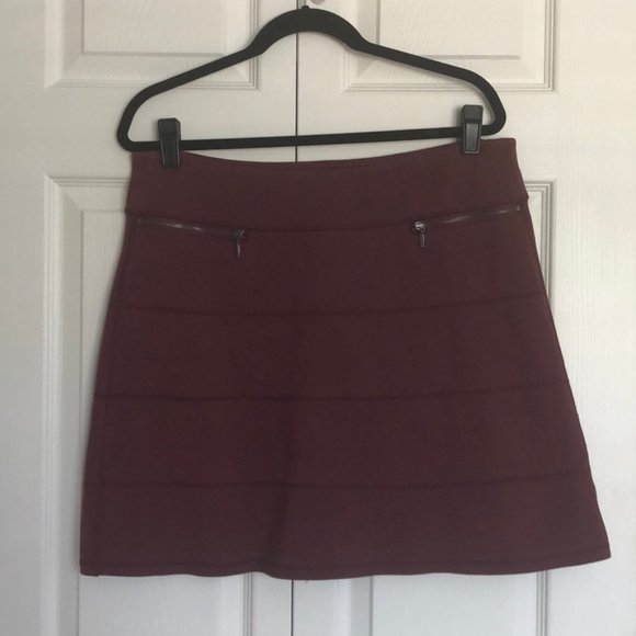 Athleta Dresses & Skirts - Athleta wine colored A-line skirt